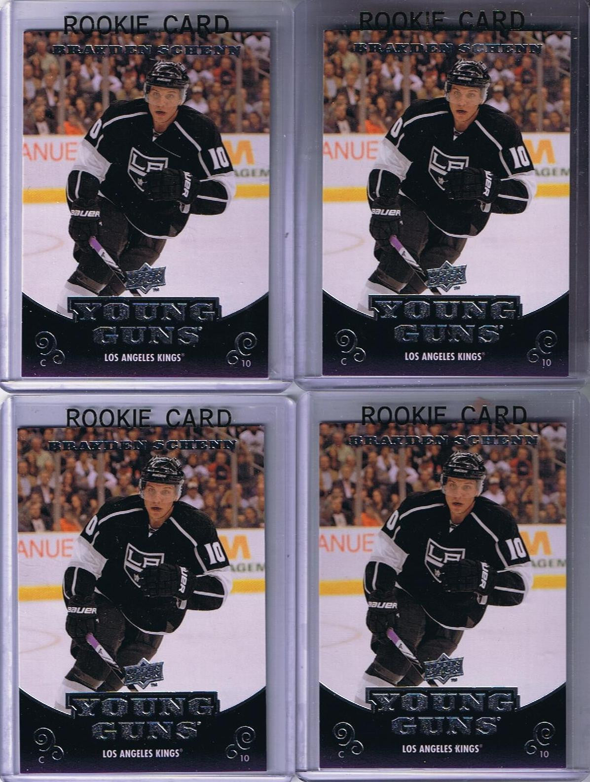 2010-11 Upper Deck YG BRAYDEN SCHENN Young Guns Rookie LA Kings 02181