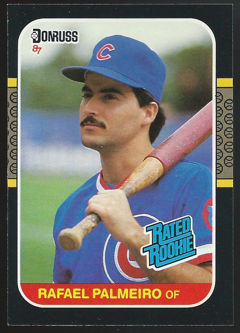 1987 Donruss #43 MIKE PALMEIRO Rookie RC Baseball MLB 02478 Image 1