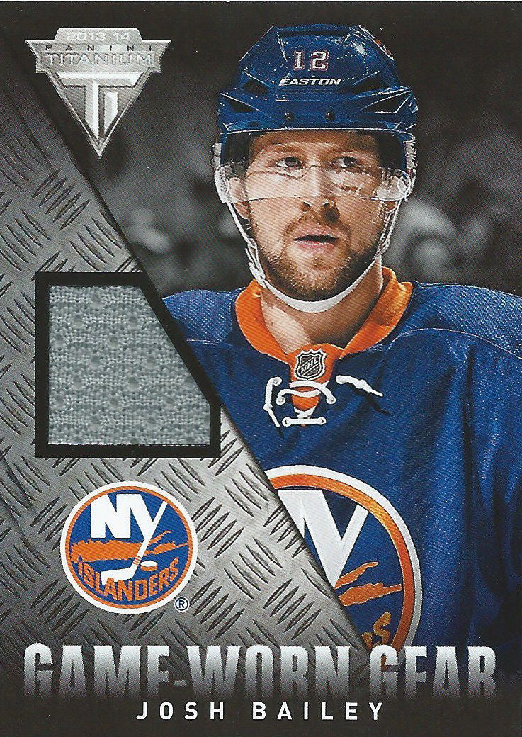 2013-14 Panini Titanium Game Gear JOSH BAILEY Jersey NHL 01968