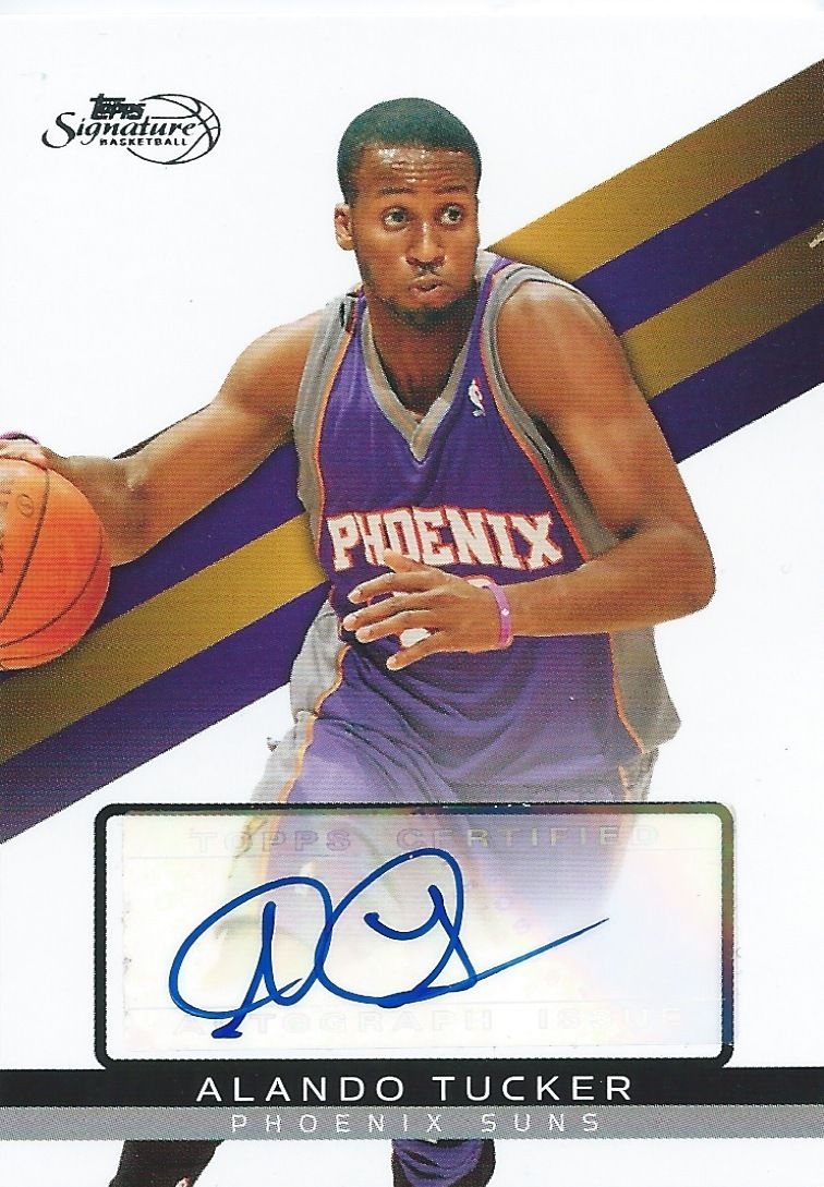 2008-09 Topps Signature Autographs ORLANDO TUCKER 2132/2999 Auto 01165 Image 1
