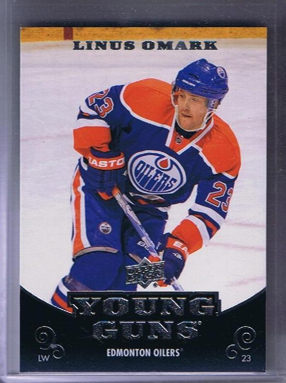 2010-11 Upper Deck YG LINUS OMARK Young Guns Rookie Edmonton Oilers 02183 Image 1