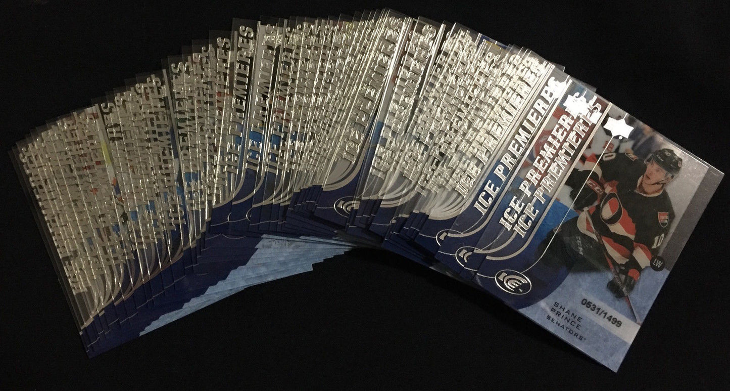 2015-16 Upper Deck Ice Premiers Rookie Set 101-160 Numbered /1999 /1499