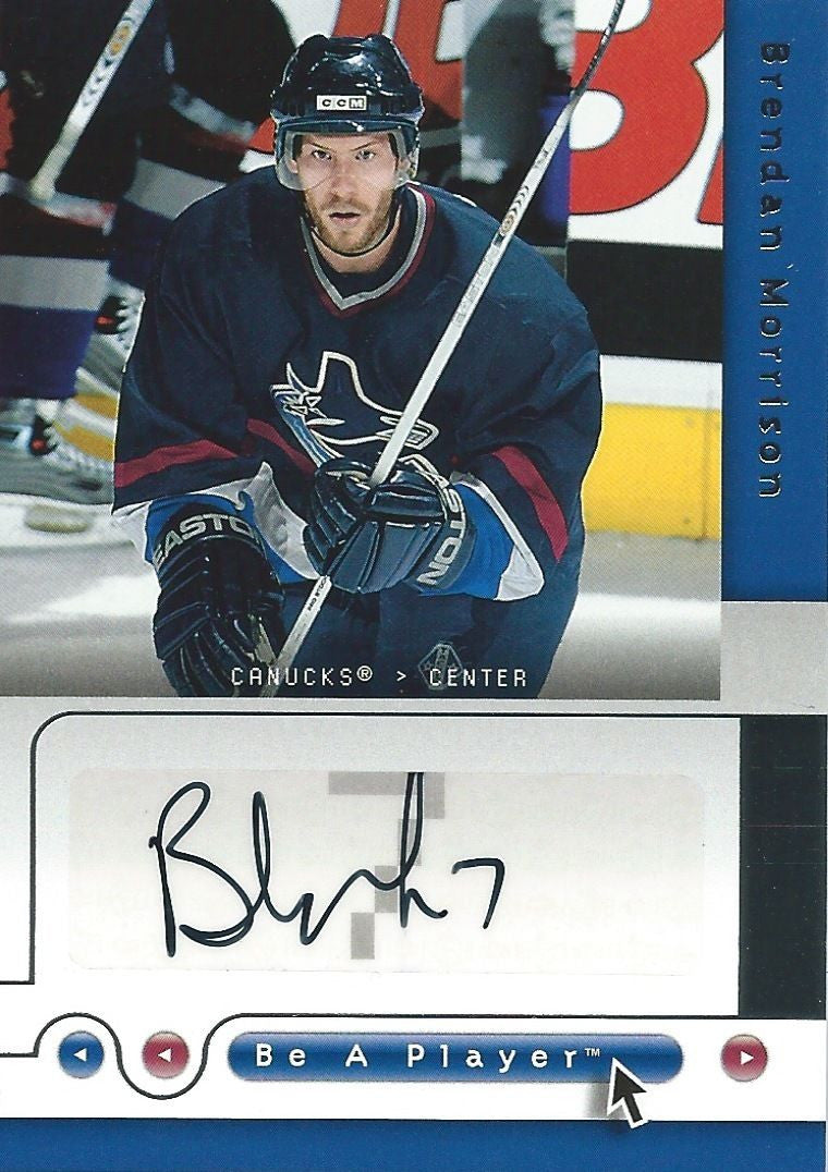 2005-06 Be A Player Signatures Auto BRENDAN MORRIS Autographs UD 00315