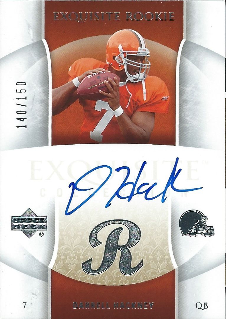 2006 Exquisite Collection $25 DARRELL HACKNEY 140/150 Auto RC UD 01580 Image 1
