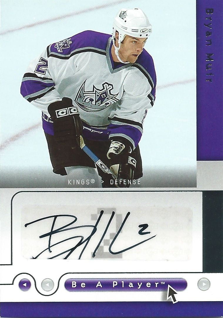 2005-06 Be A Player Signatures Auto BRYAN MUIR Autographs UD 00313