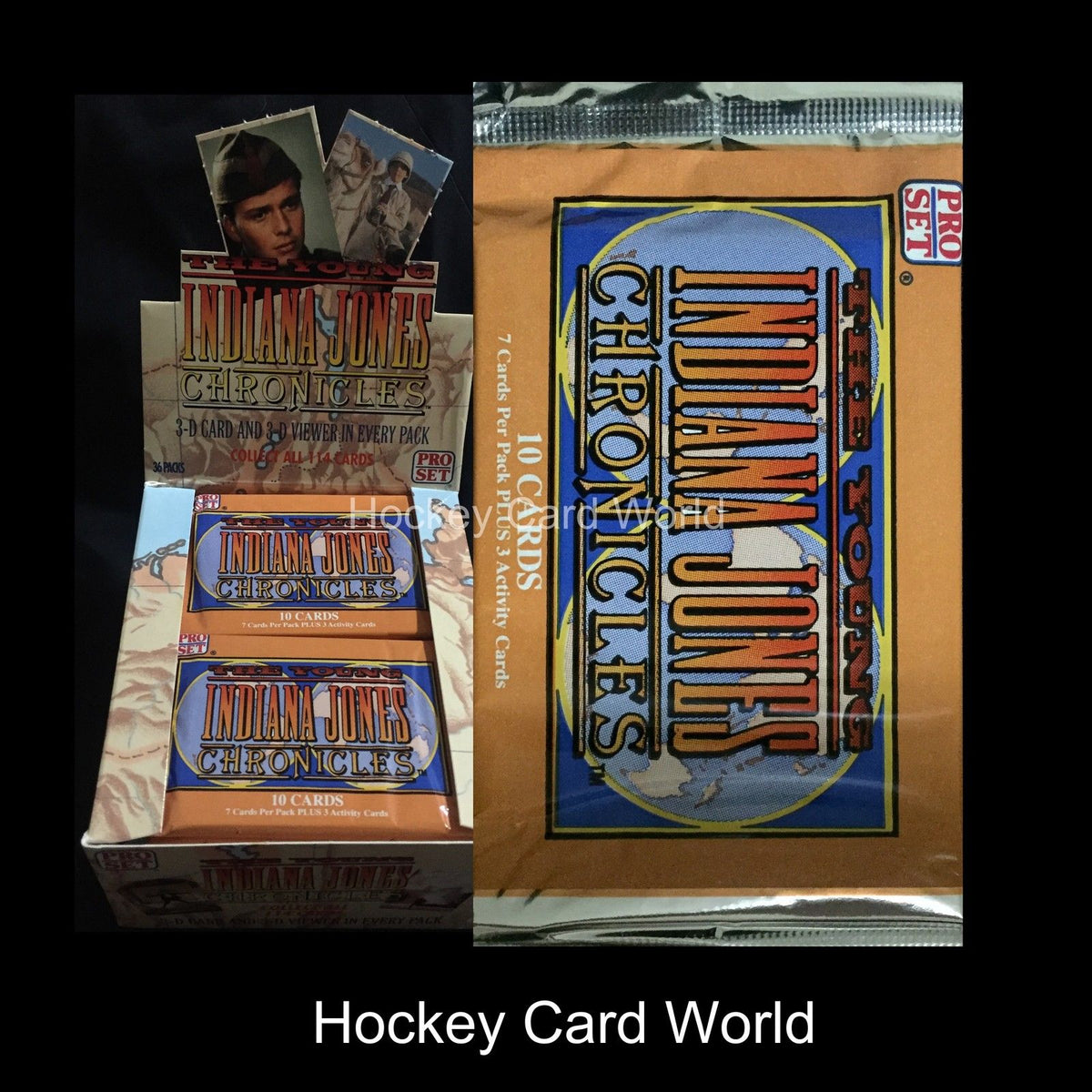 The Young Indiana Jones Chronicles Pack - 7 cards + 3 Activity cards pack Image 1