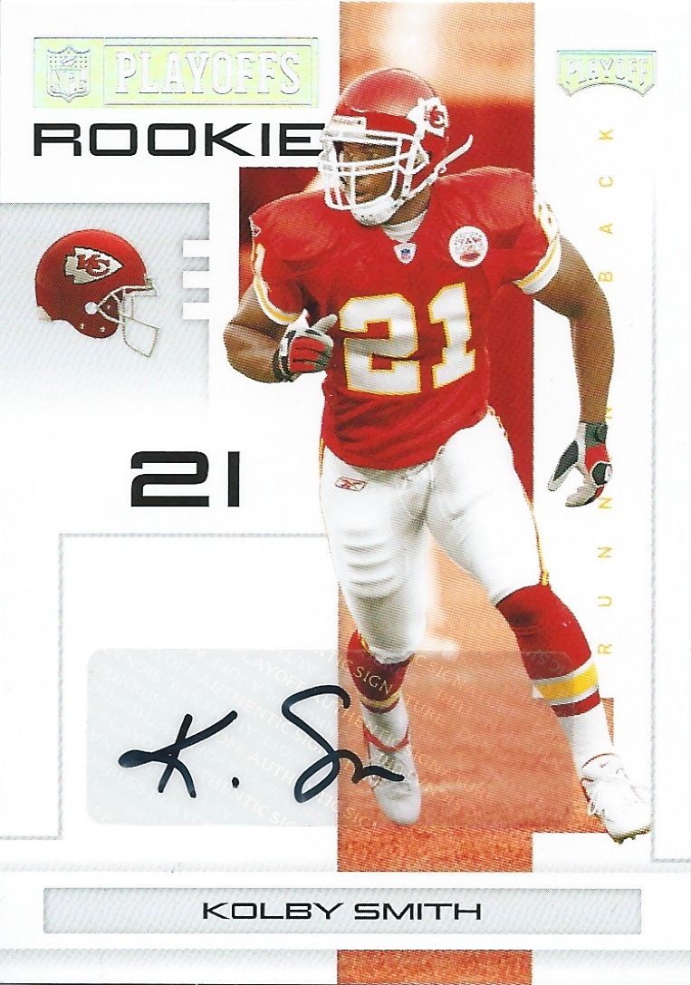 2007 Playoff NFL Signature Silver $25 KOLBY SMITH 17/25 Auto 01031 Image 1