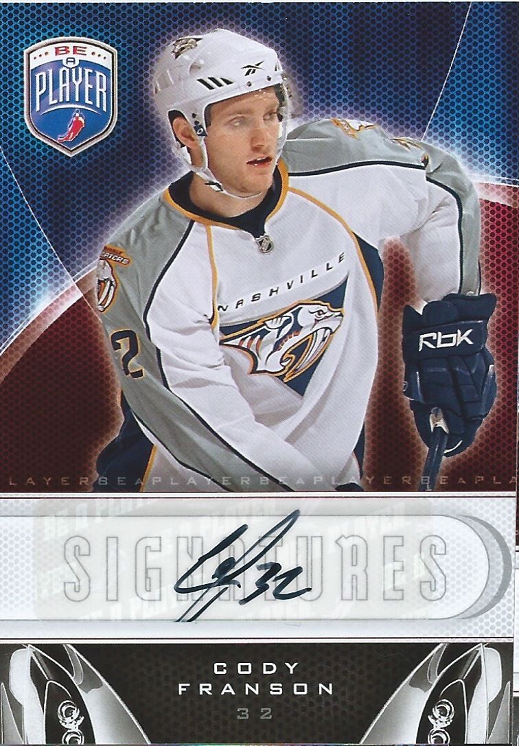 2009-10 Be A Player Signatures Auto CODY FRONTON Autograph UD 00322 Image 1
