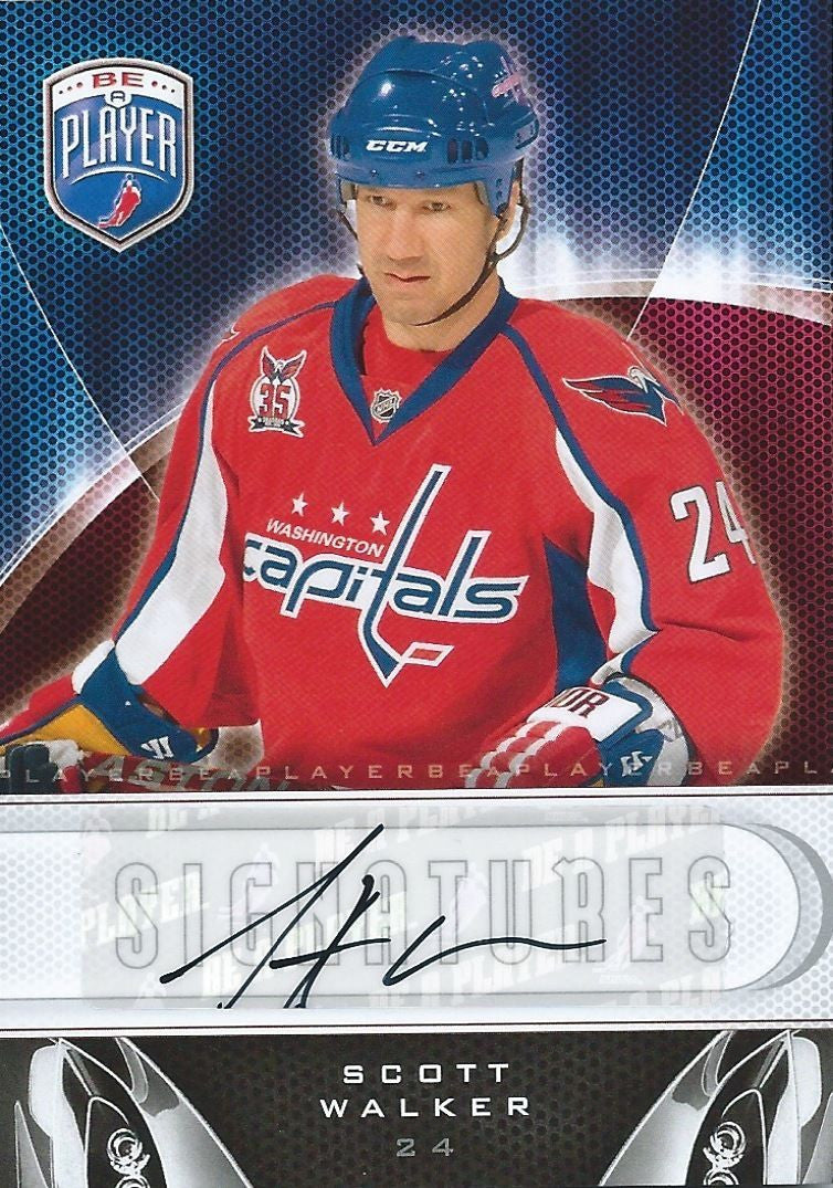 2009-10 Be A Player Signatures Auto SCOTT WALKER Autograph UD 00323