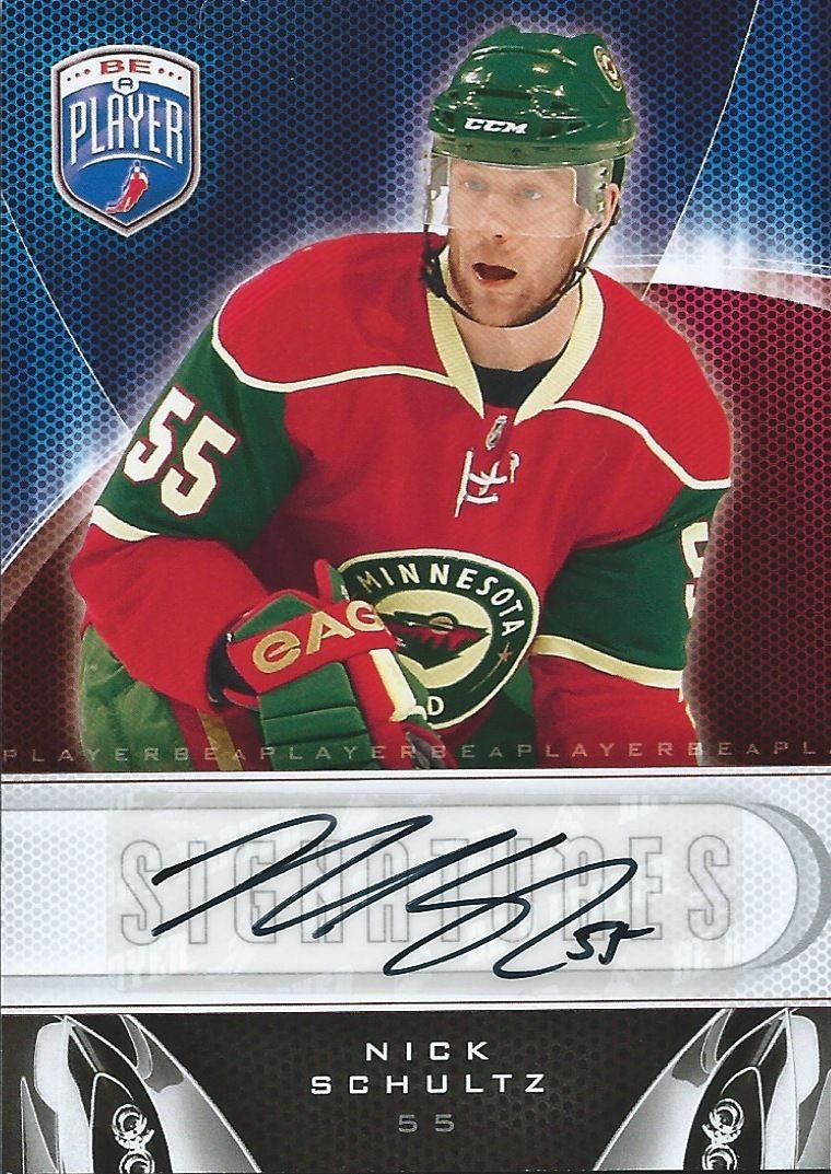 2009-10 Be A Player Signatures Auto NICK SCHULTZ Autograph UD 00324