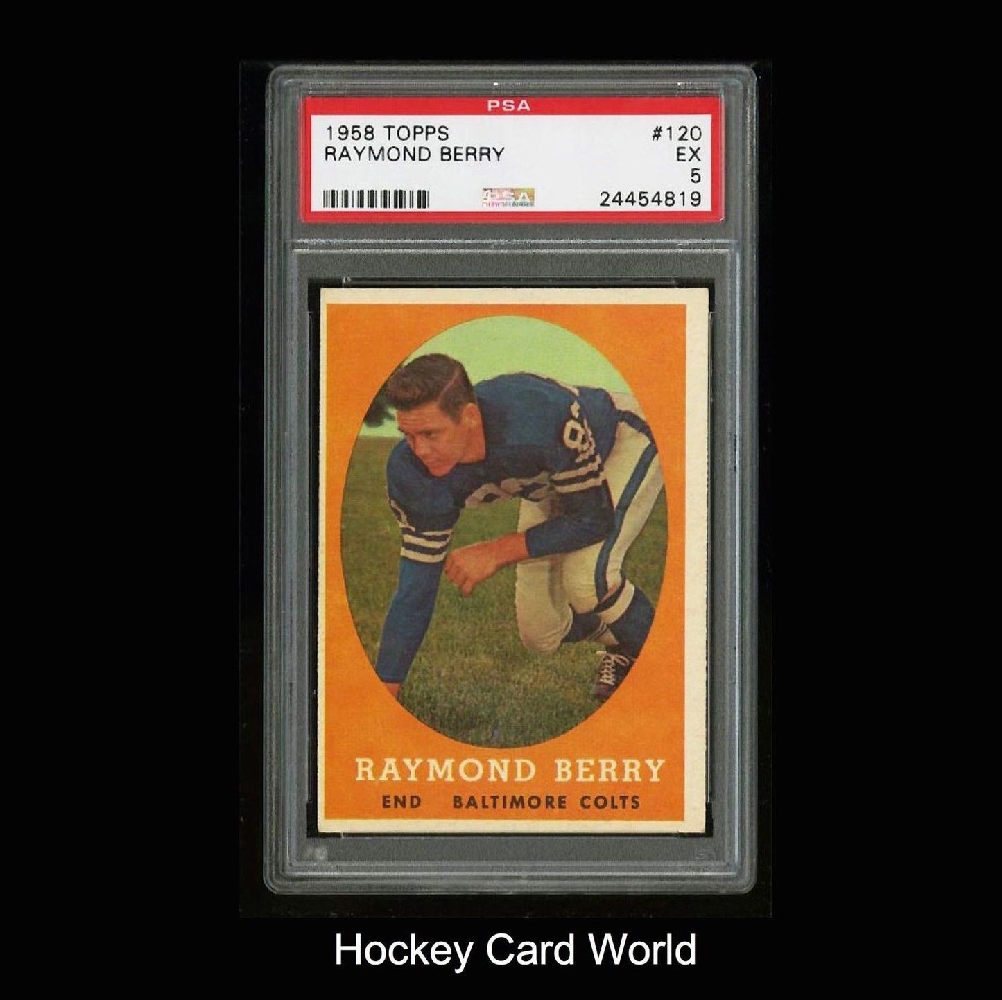 1958 Topps #120 RAYMOND BERRY PSA 5 EX - Vintage NFL