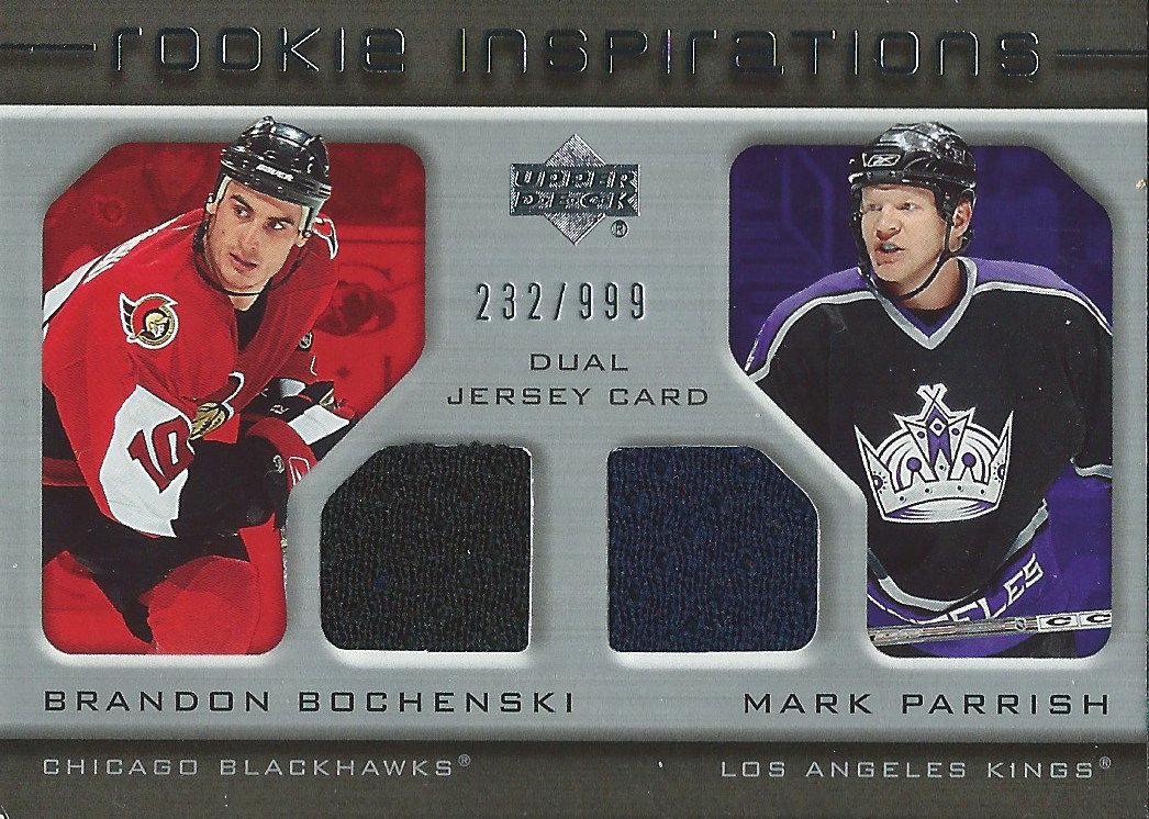 2005-06 Upper Deck Rookie Update BOCHENSKI/PARRISH Jersey 232/999 01657 Image 1