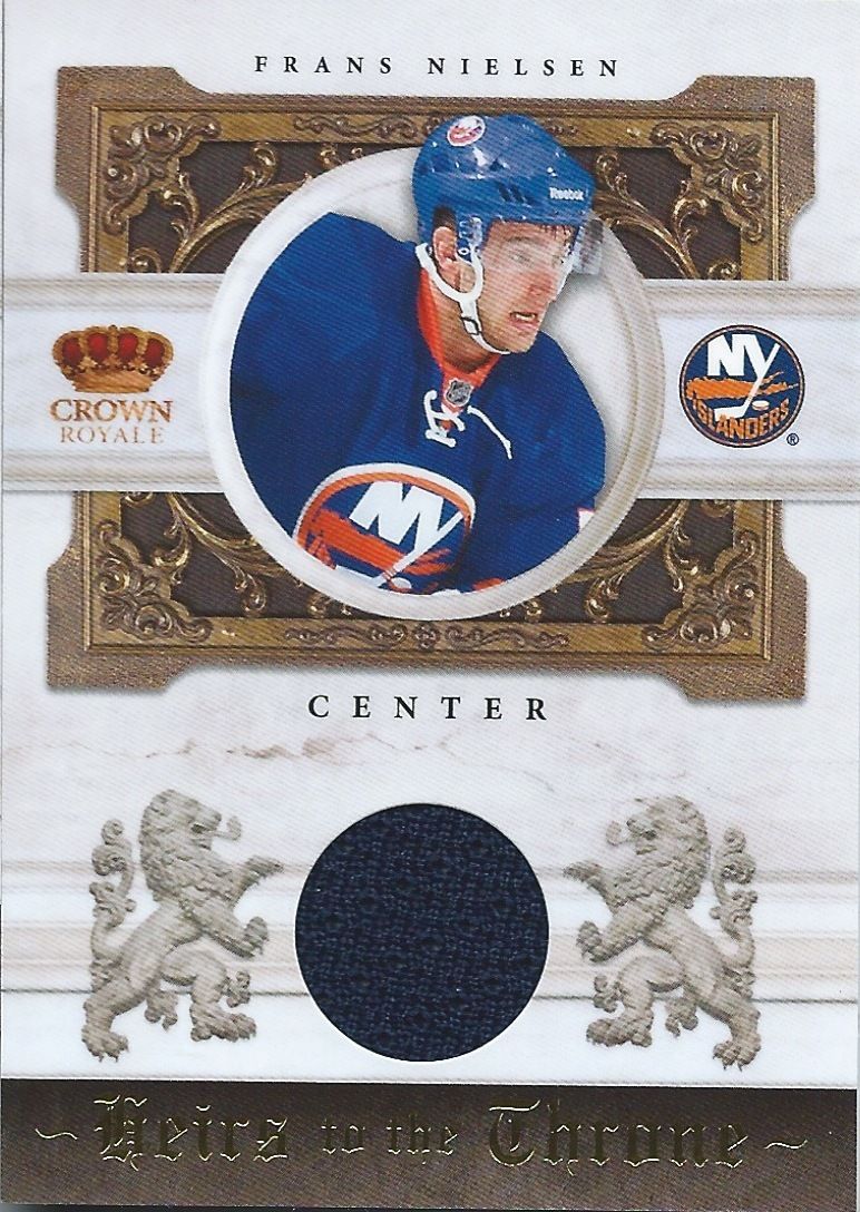 2010-11 Crown Royale FRANS NIELSEN Jersey 242/250 Heirs Throne 00761 Image 1