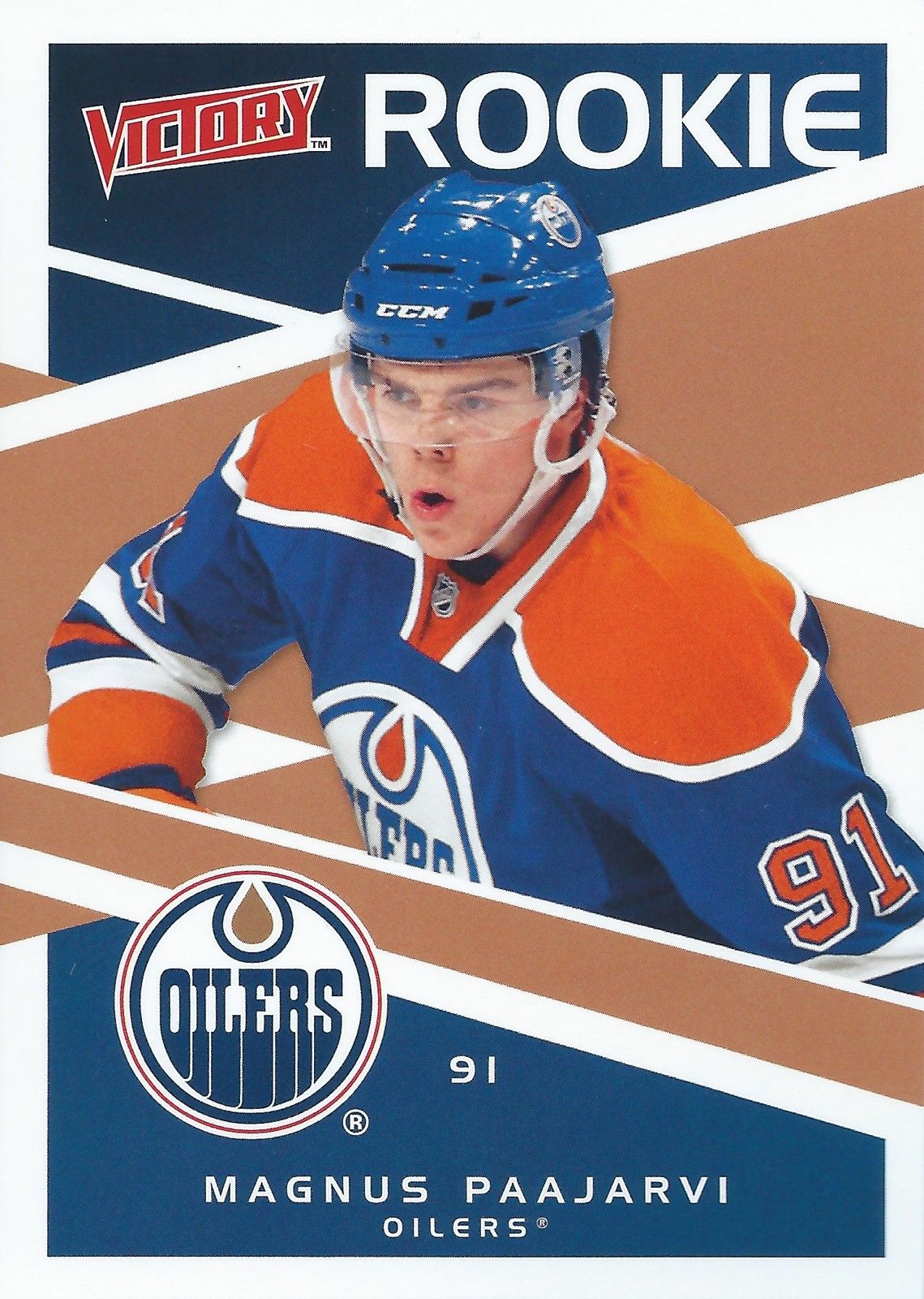 2010-11 Upper Deck Victory MAGNUS PAAJARVI Rookie Oilers UD RC NHL Image 1