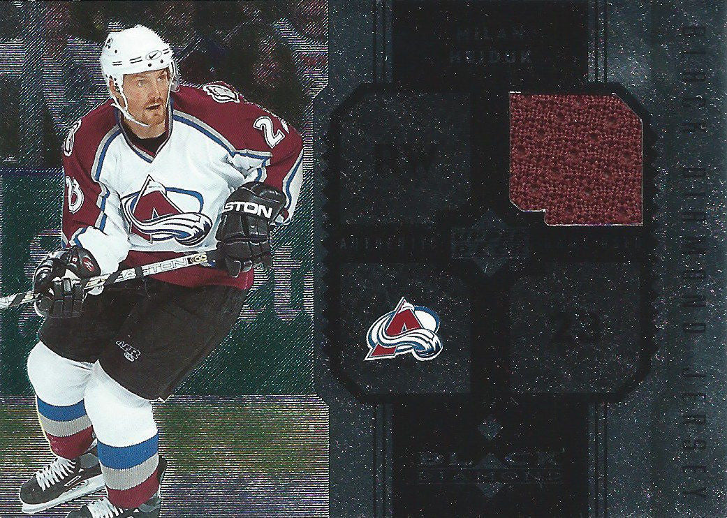 2005-06 Upper Deck Black Diamond MILAN HEJDUK Jersey Swatch NHL 01694