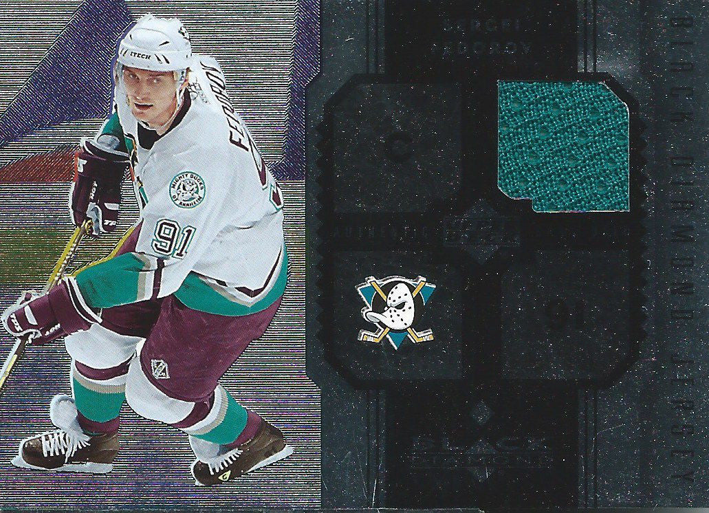 2005-06 Upper Deck Black Diamond SERGEI FEDOROV Jersey Green NHL 01695