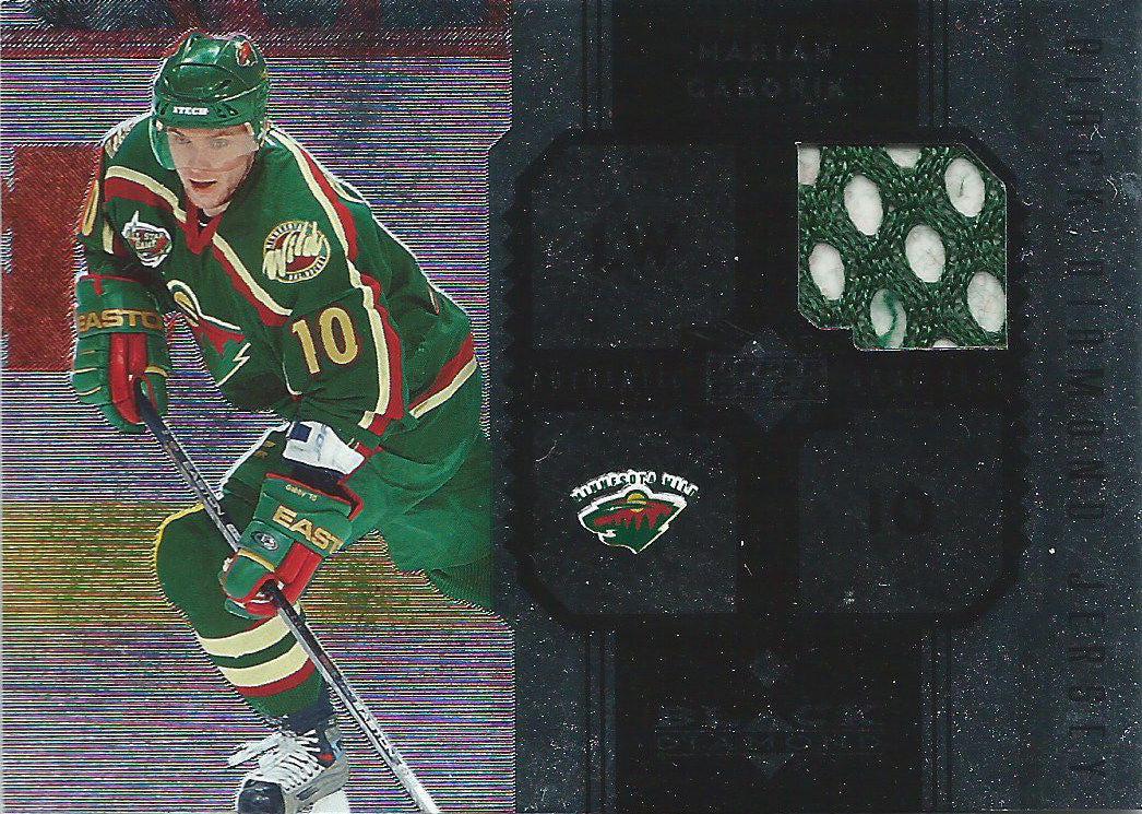 2005-06 Upper Deck Black Diamond MARIAN GABORIK Jersey Green NHL 01699