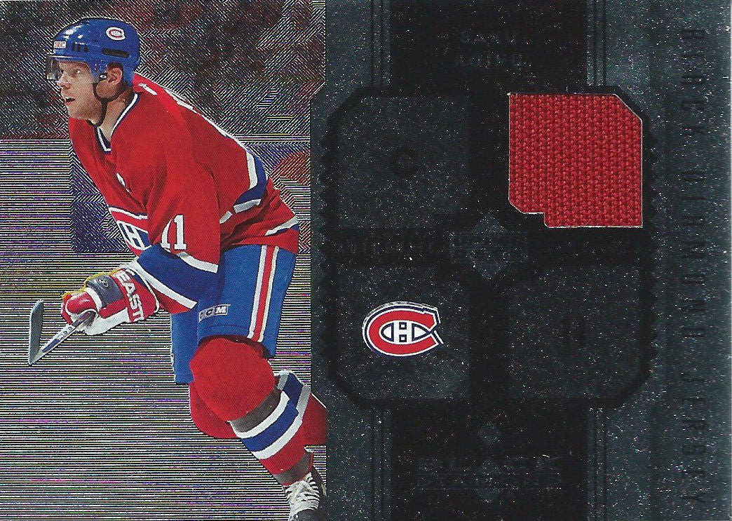 2005-06 Upper Deck Black Diamond SAKU KOIVU Jersey Red NHL 01701