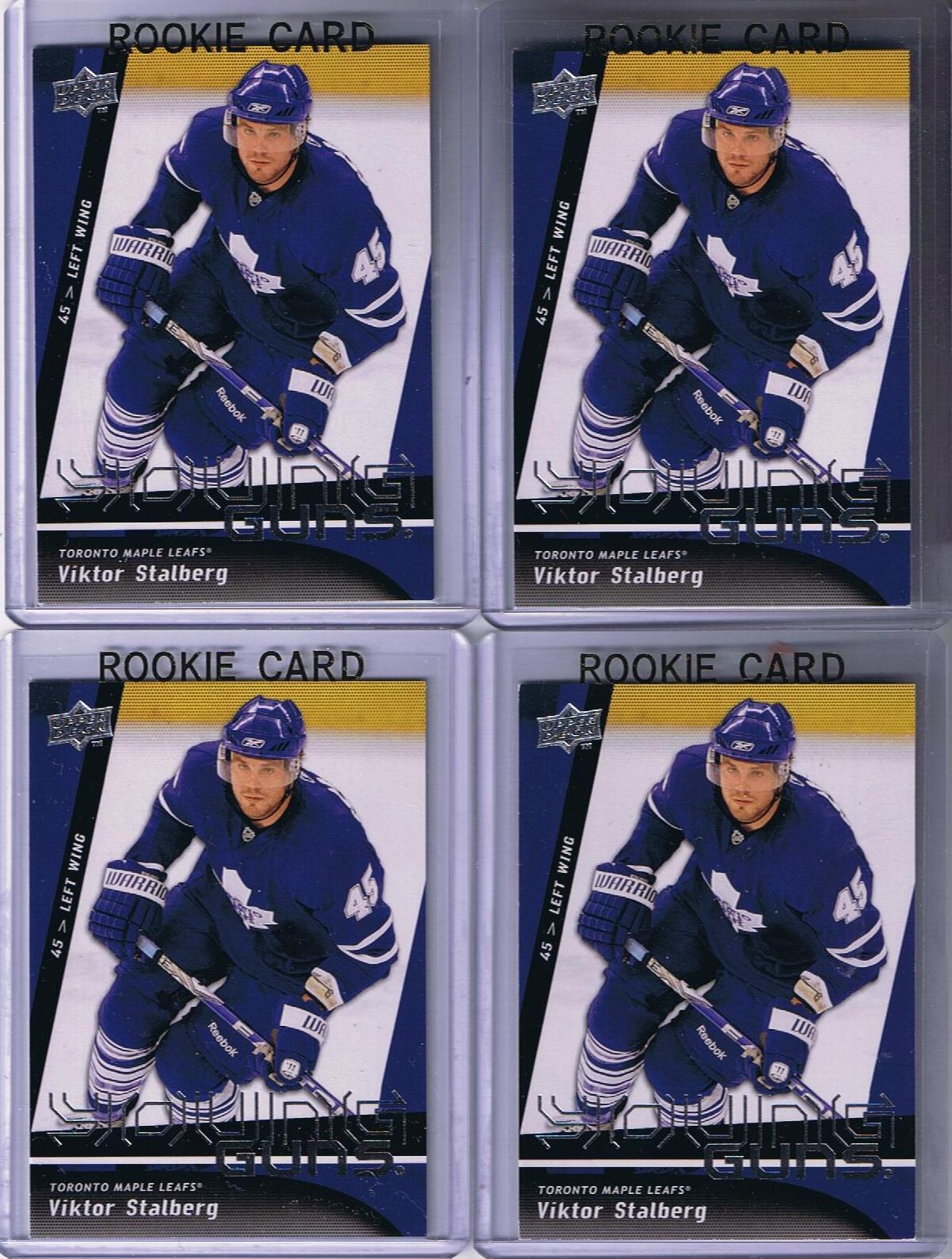 2009-10 Upper Deck YG VIKTOR STALBERG Young Guns RC Maple Leafs 02192 Image 1