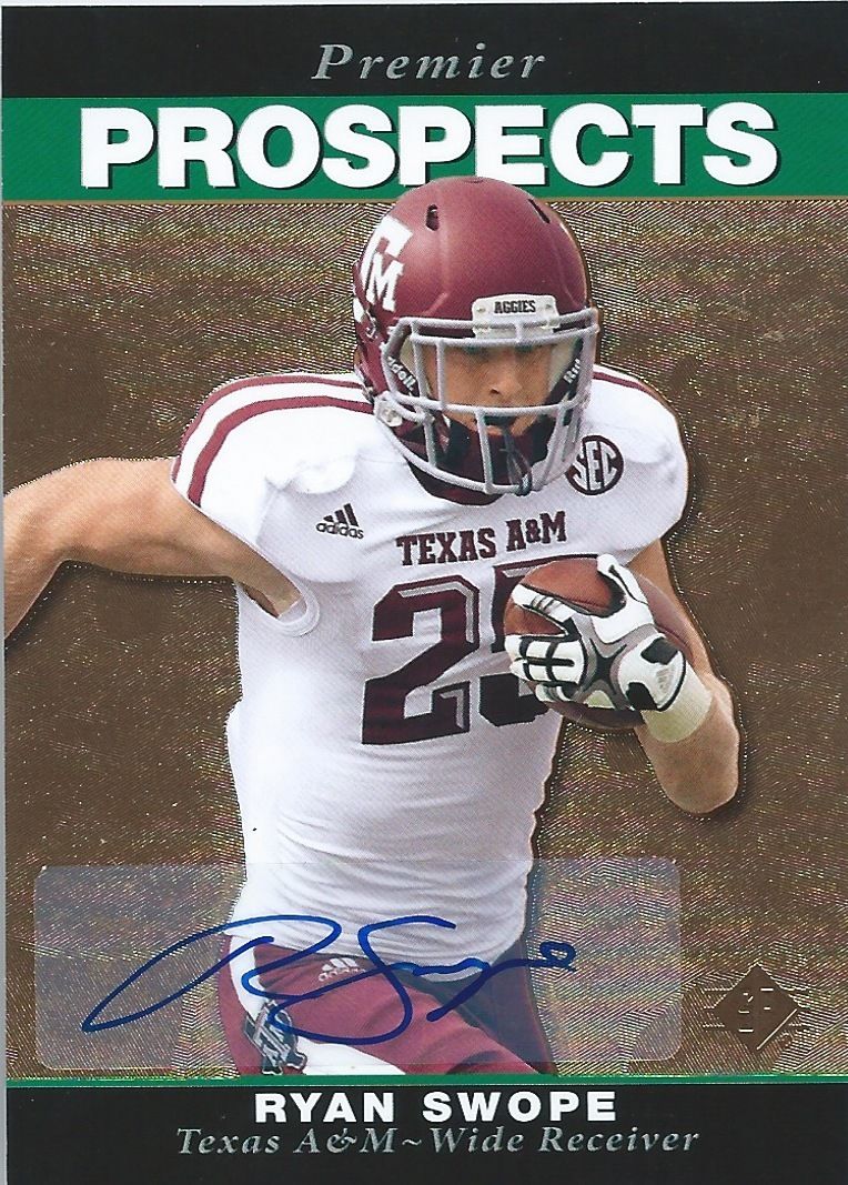 2013 Upper Deck 1995 SP Insert $30 RYAN SWOPE Auto SP Autograph 01088 Image 1