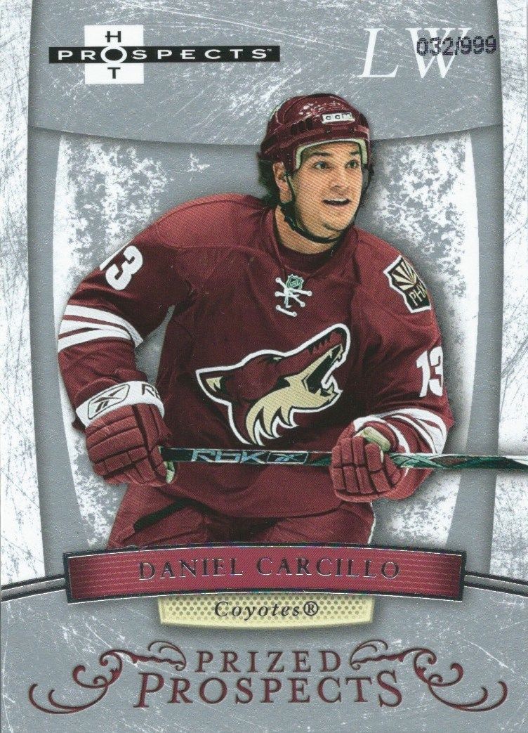 2007-08 Hot Prospects #166 DANIEL CARILLON Rookie 32/999 Fleer RC 00849 Image 1