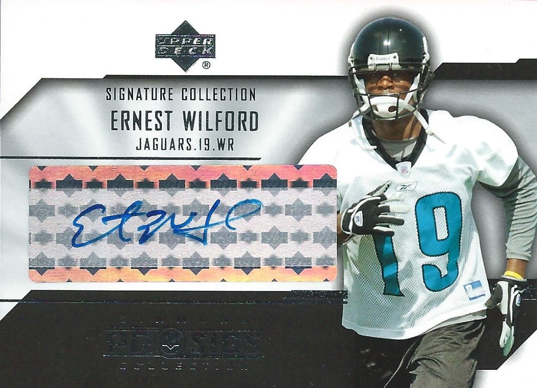 2004 UD Diamond Pro Sigs Signature $15 ERNEST WILFORD Auto 01064 Image 1