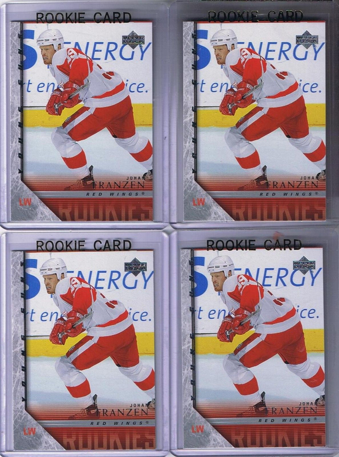 2005-06 Upper Deck YG JOHAN FRANZEN Young Guns Rookie Red Wings 02324