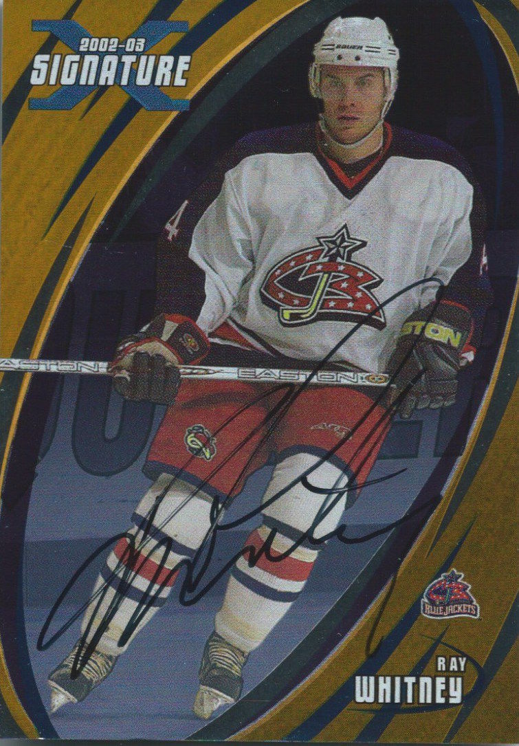 2002-03 BAP Signature Series Gold RAY WHITNEY Autograph Auto UD 00340 Image 1