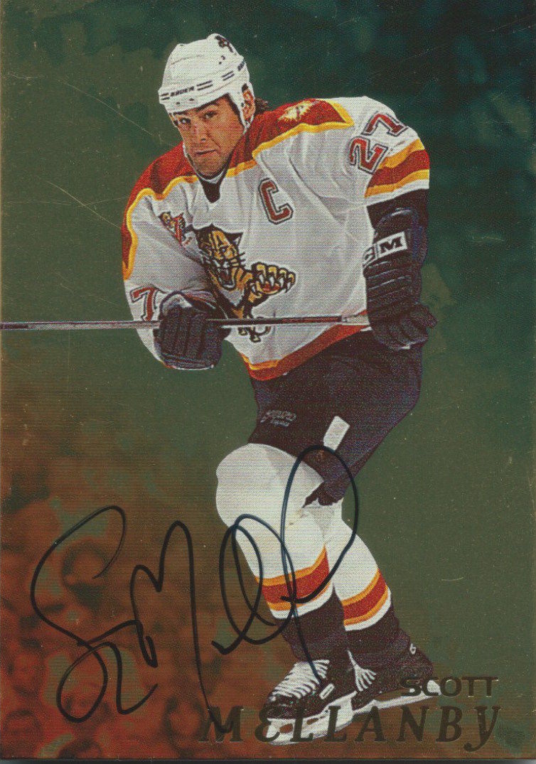 1998-99 Be A Player Gold SCOTT MELLANBY Auto Autographs Pinnacle 00378 Image 1