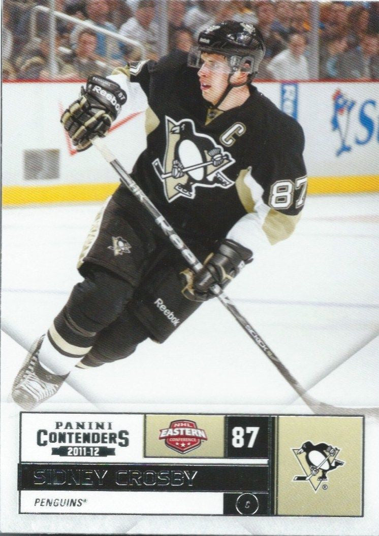 2011-12 Panini Contenders #87 SIDNEY CROSBY Base Single Hockey NHL