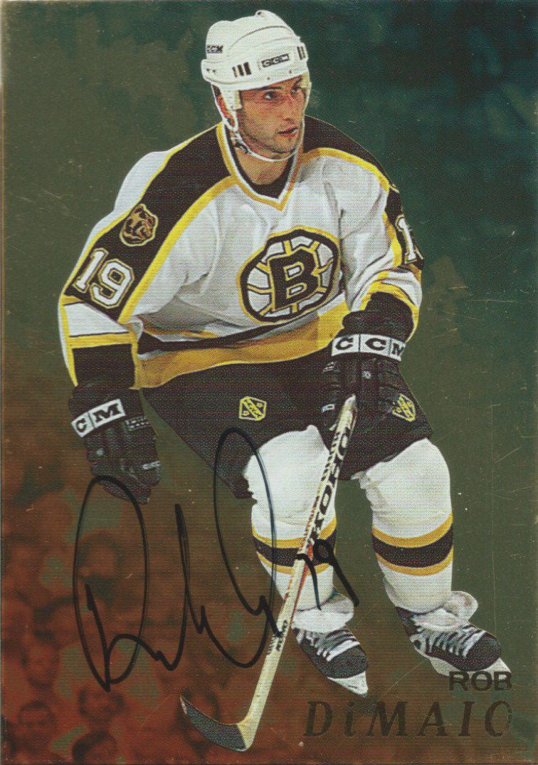 1998-99 Be A Player Gold ROB DIMAIO Auto Autographs Pinnacle 00381