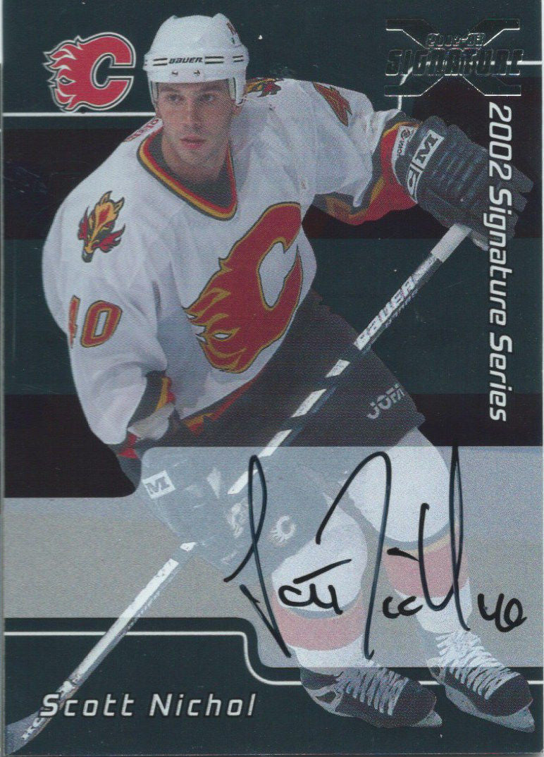 2002-03 BAP Signature Series BuyBacks 2001 SCOTT NICHOL Auto 00327