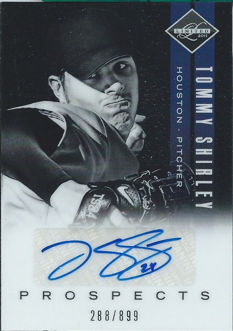2011 Limited Prospects TOMMY SHIRLEY 288/899 Auto Signature 01259 Image 1