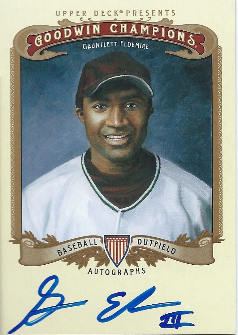 2012 Upper Deck Goodwin Champions GAUNTLETT ELDEMIRE Signature 01265 Image 1