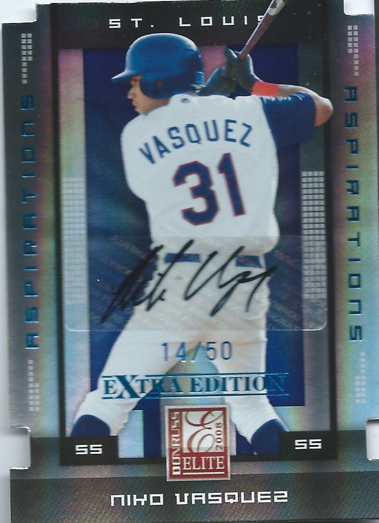 2008 Donruss Elite Extra Edition Aspirations NIKO URSQUEZ 14/50 Auto 01332 Image 1
