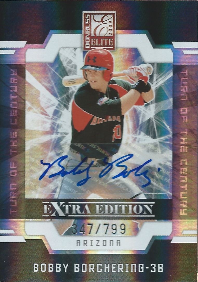 2009 Donruss Elite Extra Edition BOBBY BORCHERING 347/799 Auto 01420 Image 1