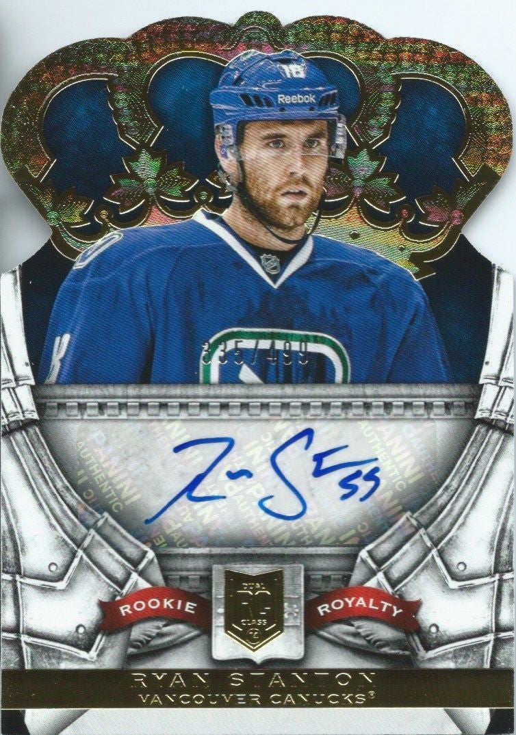 2013-14 Crown Royale RYAN STANTON /499 Auto Rookie Autograph Panani 00005