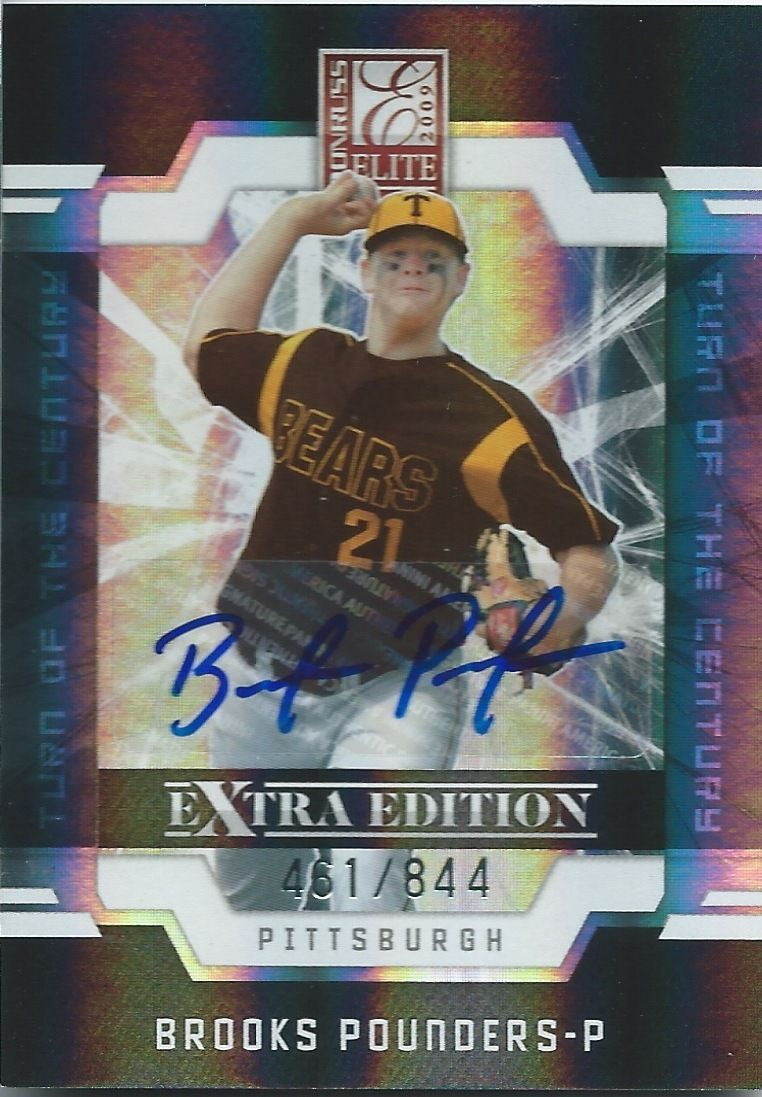 2009 Donruss Elite Extra Edition BROOKS POUNDERS 461/844 Century 01418