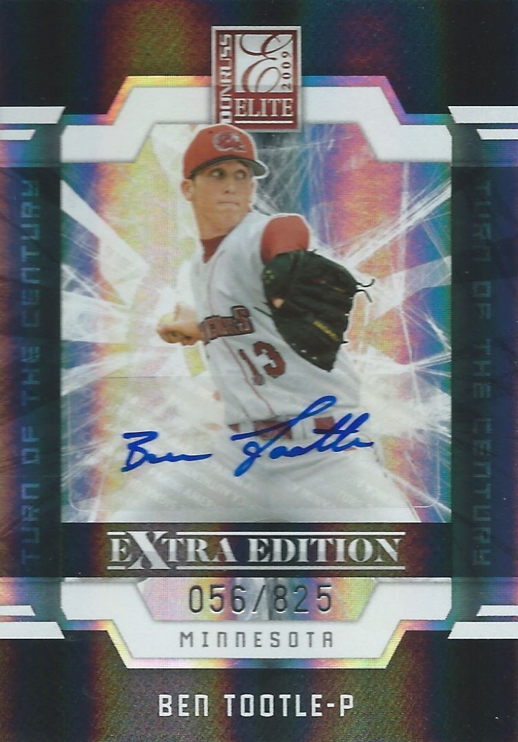 2009 Donruss Elite Extra Edition BEN TOOTLE 56/825 Auto Turn of 01405 Image 1