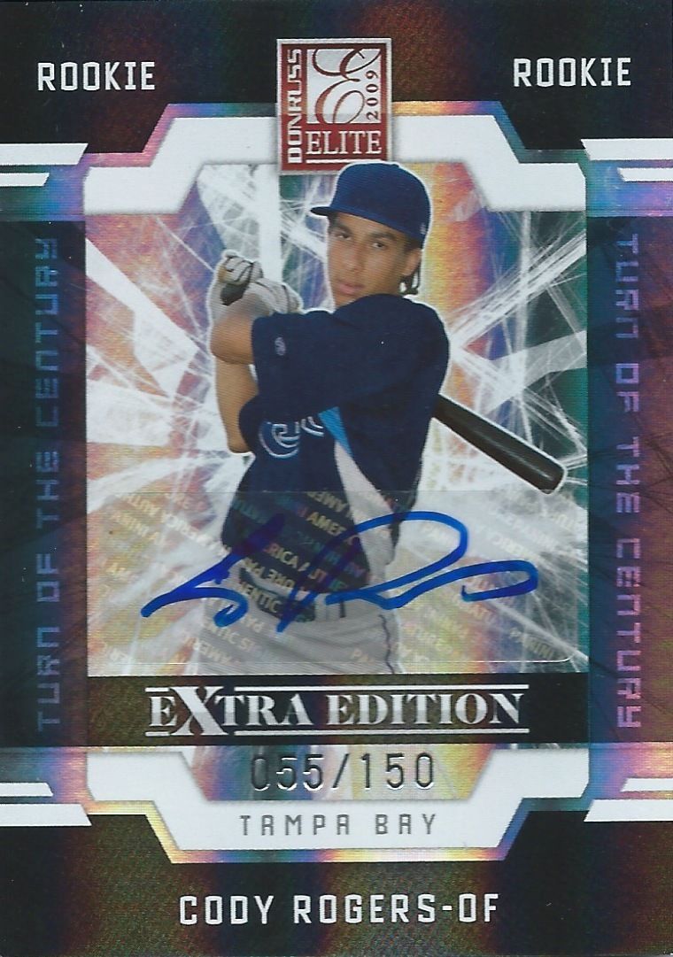 2009 Donruss Elite Extra Edition CODY ROGERS 55/150 Auto Turn of 01403 Image 1