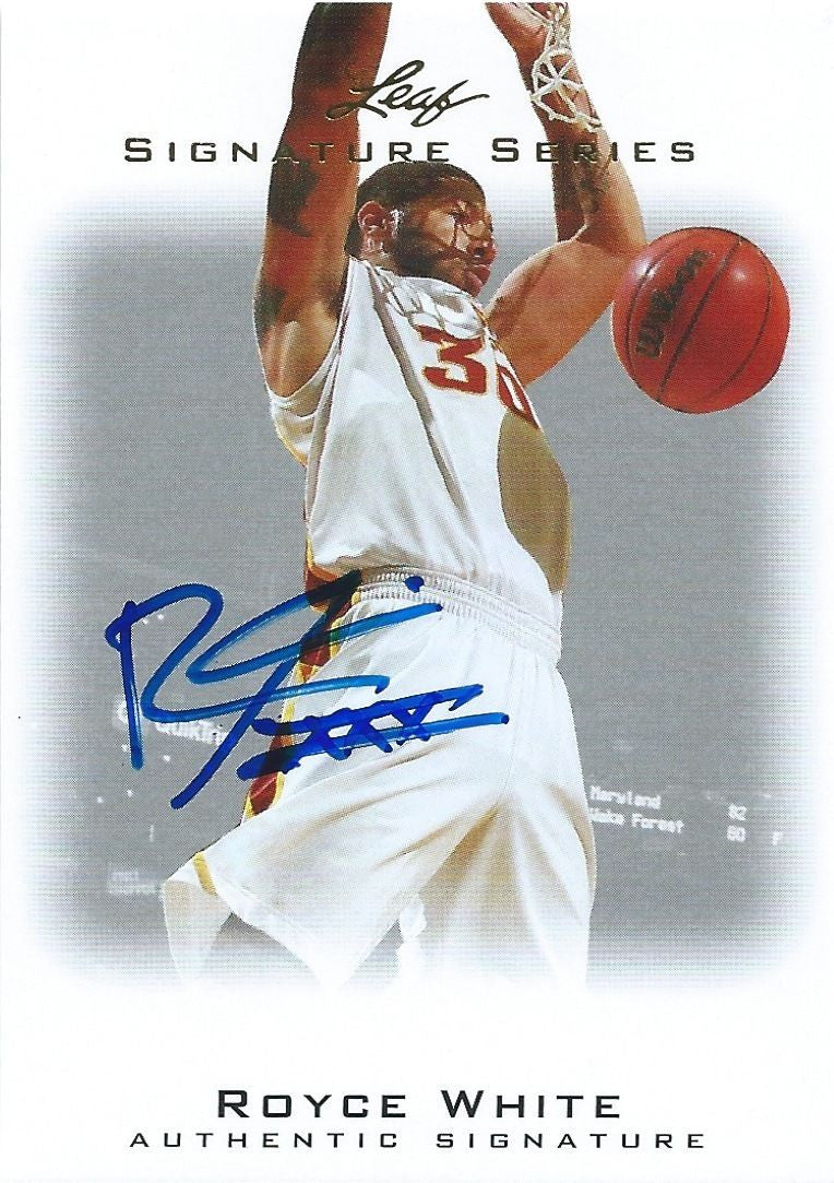 2012-13 Leaf Signature ROYCE WHITE Auto Autograph NBA Authentic 01605
