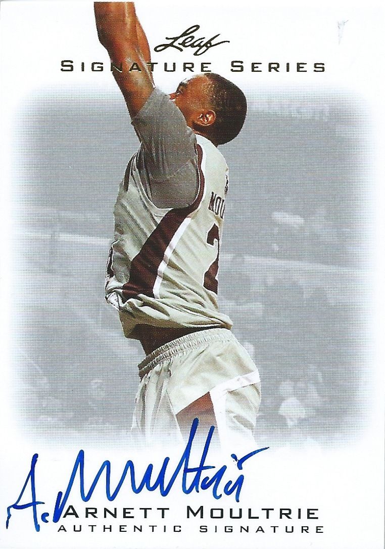 2012-13 Leaf Signature ARNETT MOULTRIE Auto Autograph NBA Authentic 01607 Image 1