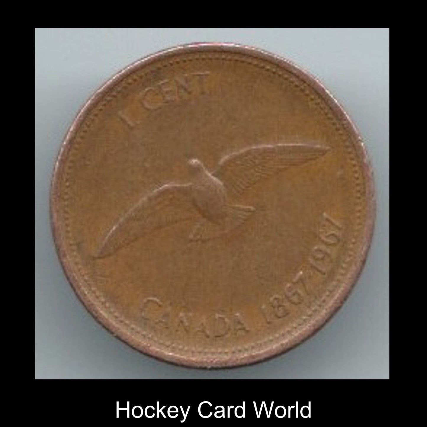 1967 Canadian 1 Cent Penny Coin Canada Centennial - Uncirculated Now *8003 Image 1