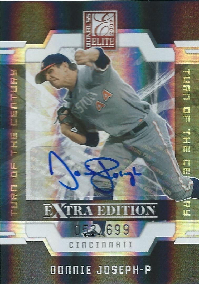 2009 Donruss Elite Extra Edition DONNIE JOSEPH #/699 Auto 01410 01411 Image 1