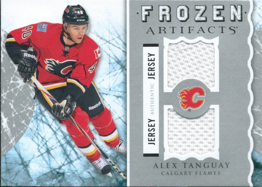 2012-13 Upper Deck Artifacts Frozen ALEX TANGUAY Dual Jersey 02550 Image 1