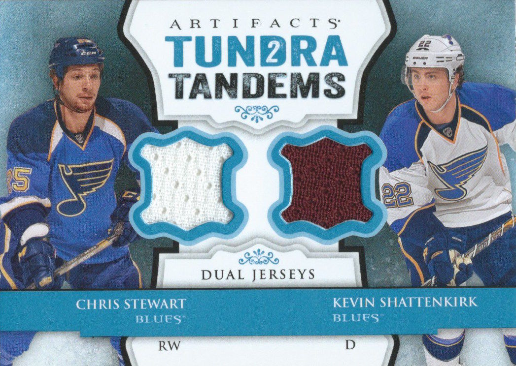 2013-14 Upper Deck Artifacts Tundra STEWART / SHATTENKIRK Tandems 01790 Image 1