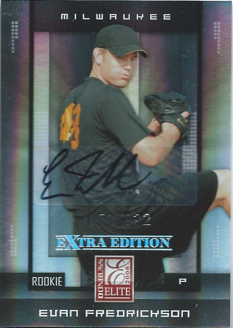 2008 Donruss Elite Extra Edition EVAN FREDRICKSON 59/922 Auto 01346 Image 1