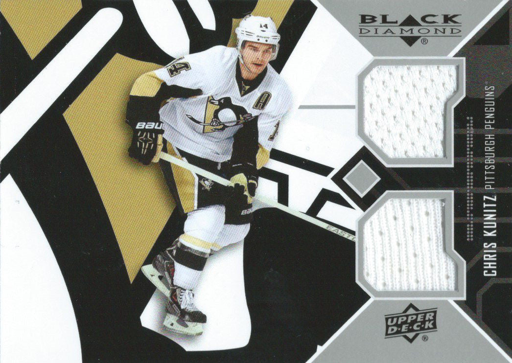 2014-15 Upper Deck Black Diamond CHRIS KUNITZ Dual Jersey NHL 01807