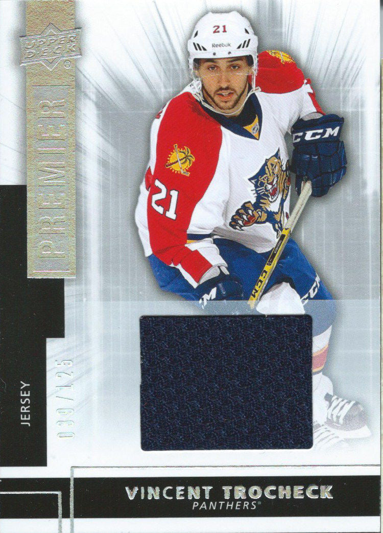 2014-15 Upper Deck Premier Rookies VINCENT TROCHECK 39/125 Jersey 01811
