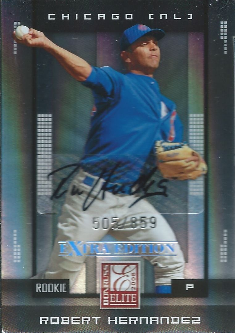 2008 Donruss Elite Extra Edition ROBERT HERNANDEZ 505/859 Auto 01349 Image 1